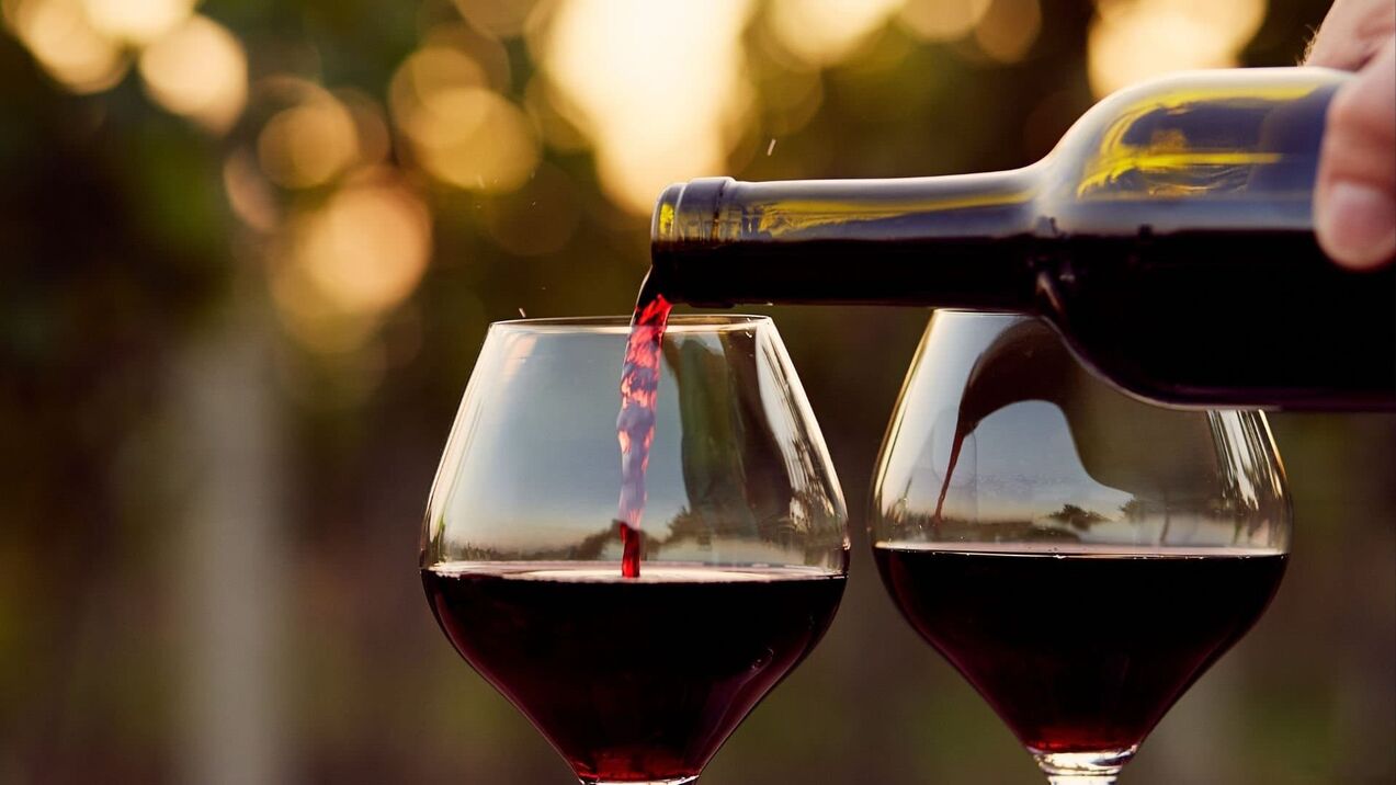 Red wine can enhance effects