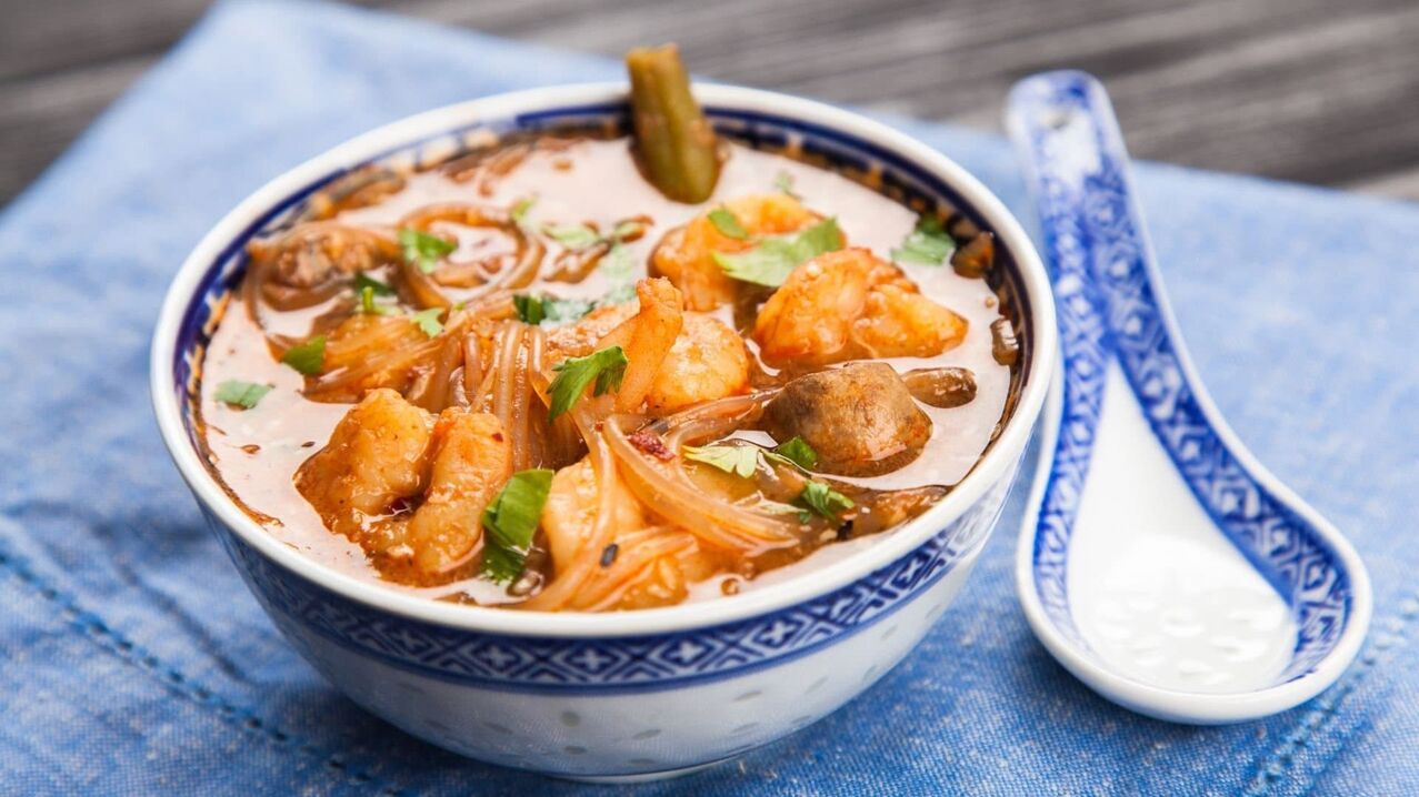 Shrimp soup effect
