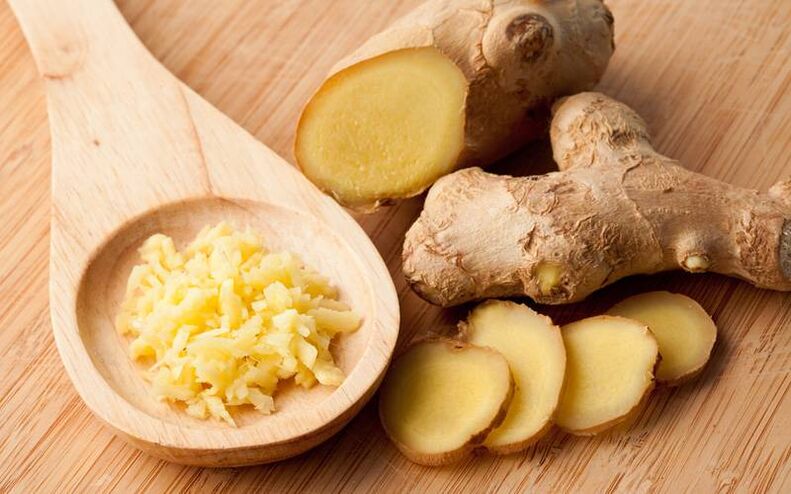 Ginger root in human diet can increase potency