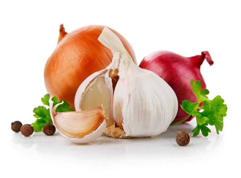 Garlic and onions increase benefits
