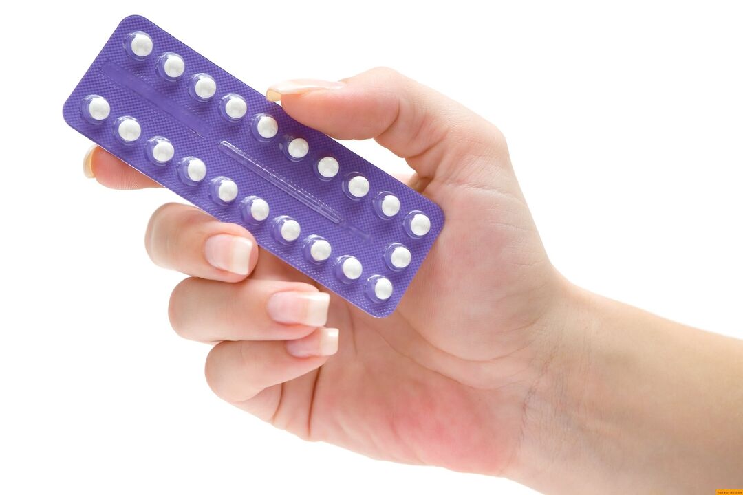 Birth control pill prevents pregnancy with heavy discharge